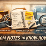 Documentation as a Retrieval Problem: Why Writing Notes Is Not Enough
